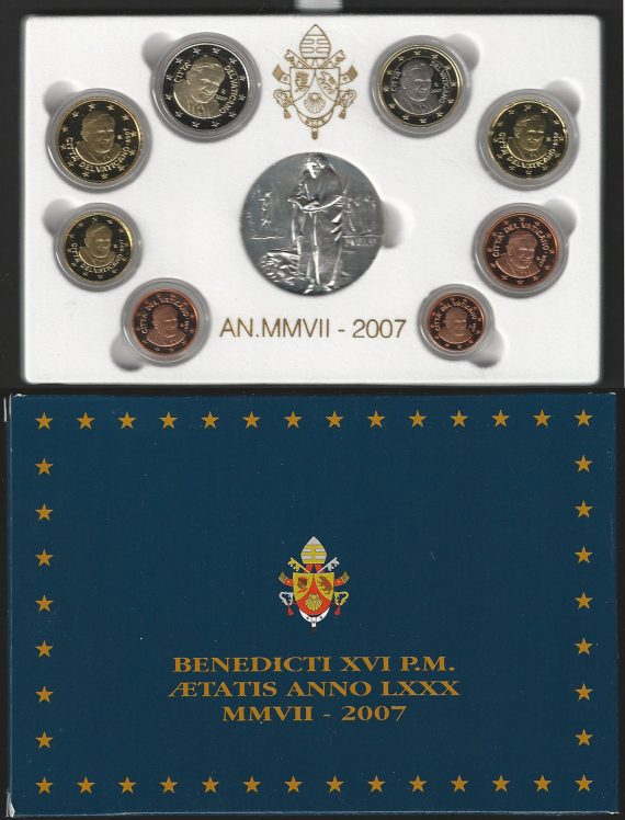 2007 Vaticano divisionale 8 monete FS