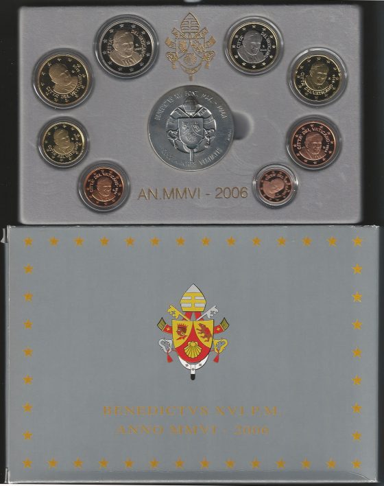 2006 Vaticano divisionale 8 monete FS