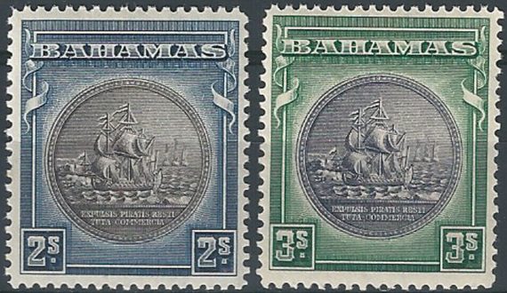 1931 Bahamas 300 of Colony 2v. MNH SG n. 131/32