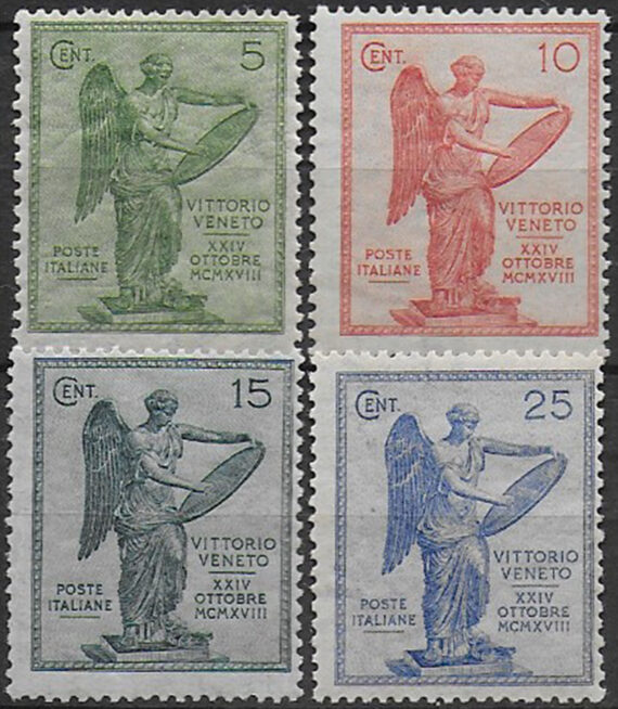 1921 Italia Vittoria 4v. mc MNH Sassone n. 119/22