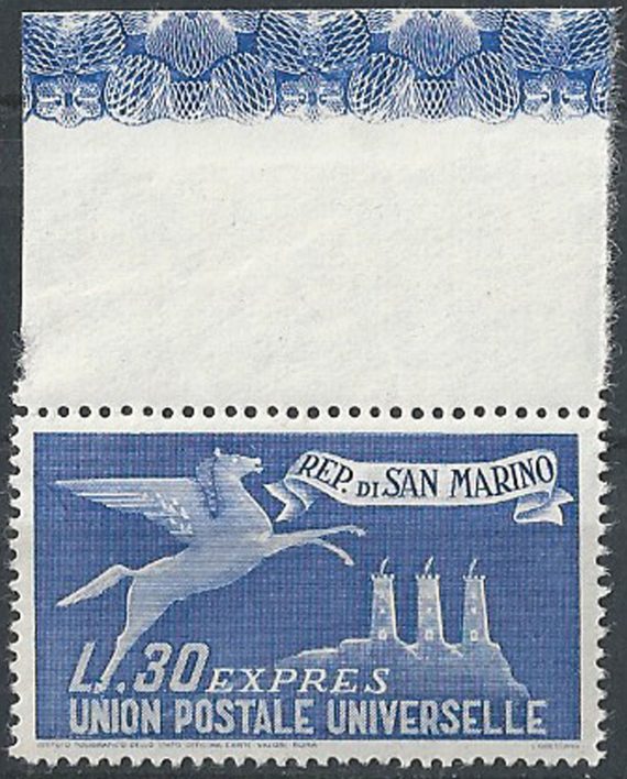 San Marino 1946 espresso per l'estero MNH Sass. n. Exp 15