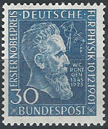 1951 Germania Wilhelm Conrad Ronthen MNH Unif. n. 33