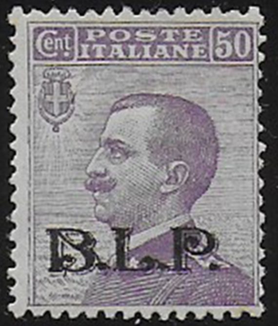1922-23 Italia VE III 50c. violetto BLP MNH Sassone n. 10