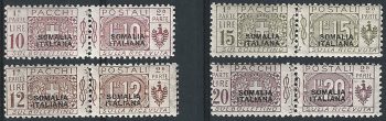 1926 Somalia Pacchi 4v. MNH Sassone n. 50/53