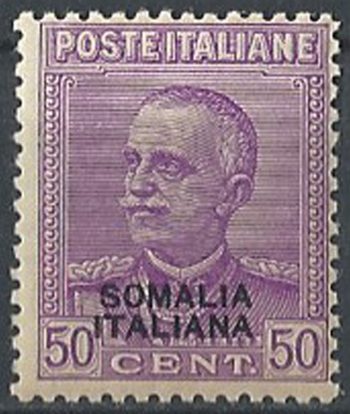 1930 Somalia 50c. lilla MNH Sassone n. 139