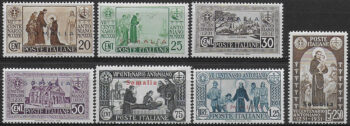 1931 Somalia S. Antonio 7v. MNH Sassone n. 158/64