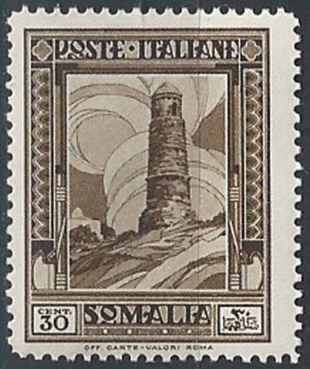 1935-38 Somalia 30 cent. varietà MNH Sass. n. 219var.
