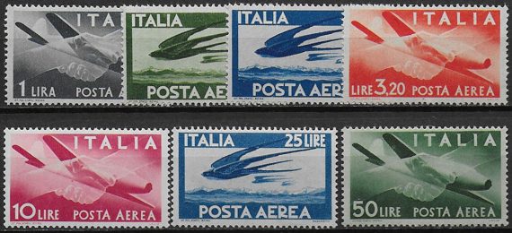 1945-46 Italia Democratica 7v. MNH Sass. A n.126/32
