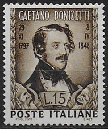 1948 Italia Donizetti MNH Sass n. 593