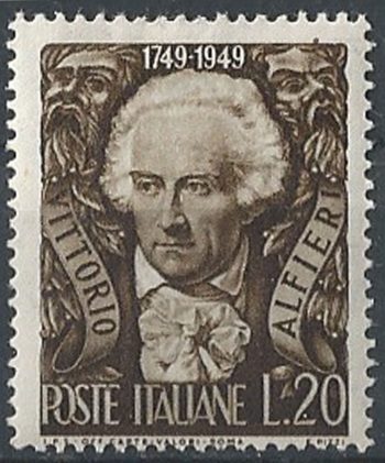 1949 Italia Alfieri MNH Sassone n. 605
