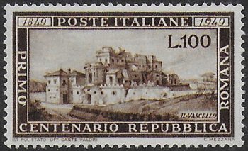 1949 Italia Repubblica Romana bc MNH Sassone n. 600