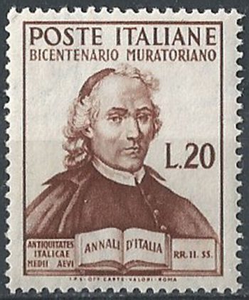 1950 Italia Ludovico Muratori MNH Sassone n. 625