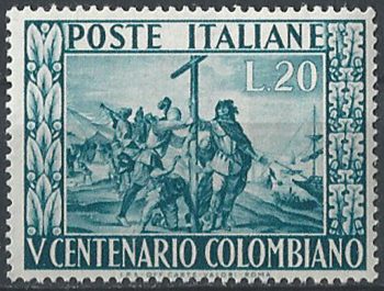 1951 Italia Cristoforo Colombo MNH Sassone n. 660