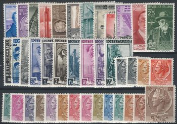 1955 Italia complete year 40v. MNH