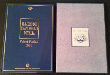 1991 Italia annata in Libro Poste Italiane