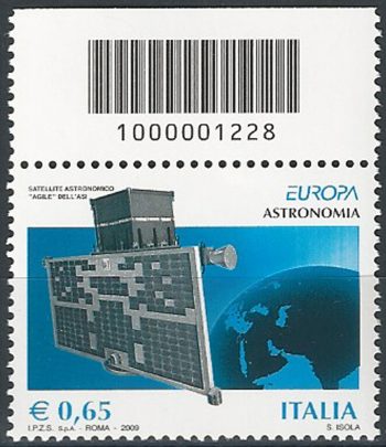 2009 Italia Europa Astronomia 0,65 codice a barre MNH Unif. 3138cb