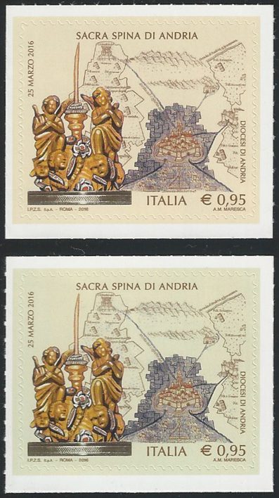 2016 Italia sacra spina di Andria varietà colore