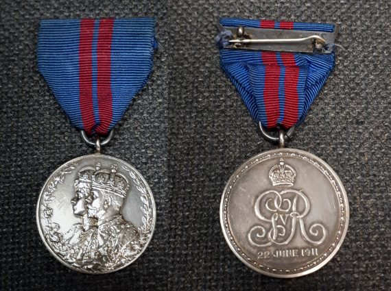 1911 Gran Bretagna medaglia commemorativa BC