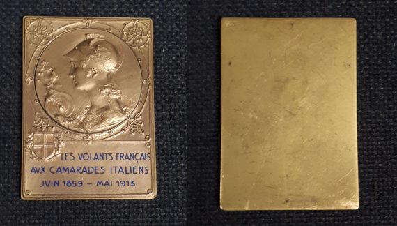 1859-1913 Francia placca Johnson medaglia commemorativa BC