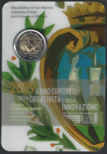 2009 San Marino € 2,00 Creatività FDC