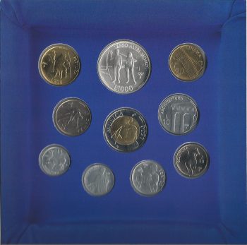 1997 San Marino serie divisionale della Zecca 10 monete FDC