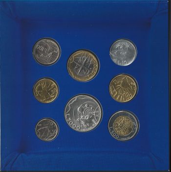 1999 San Marino serie divisionale 8 monete FDC