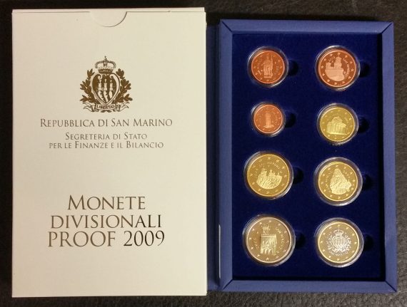 2009 San Marino divisionale 8 monete FS