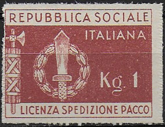 1944 Repubblica Sociale franchigia militare MNH Sassone n. 1