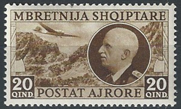 1939 Albania occupazione italiana 1v. PA MNH Sass. n. 4