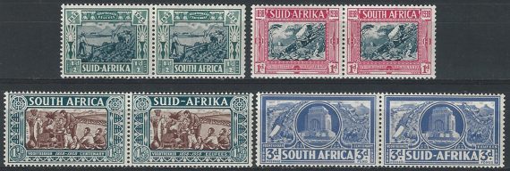 1938 Union of South Africa Giorgio VI 4v. MH SG. n. 76/79