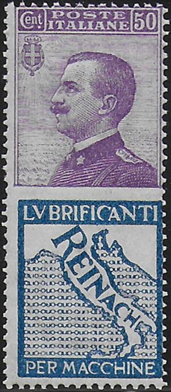 1924-25 Italia Pubblicitari 50c. Reinach MNH Sassone n. 14