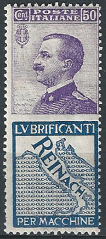 1924-25 Italia Pubblicitari 50c. Reinach MNH Sassone n. 14