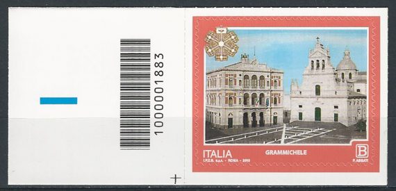 2018 Italia Grammichele tariffa B codice a barre Unificato 1883