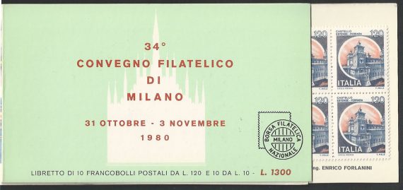 1980 Italia Libretto Forlanini Unificato n. LR1a