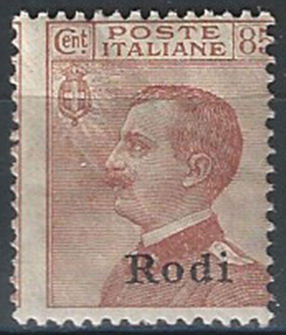 1922-23 Egeo Rodi 85c. mc. MNH Sassone n. 13