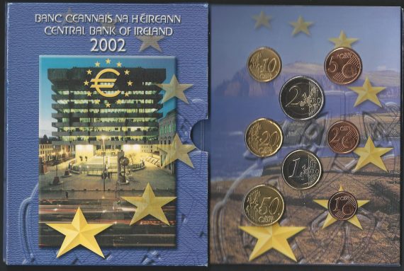 2002 Irlanda divisionale 8 monete FDC