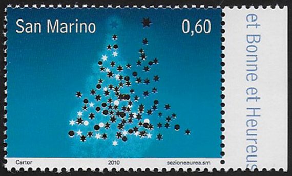 2010 San Marino Natale € 0,60 MNH Sass. n. 2303a