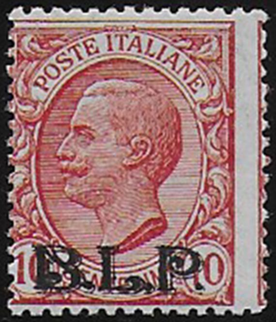 1922-23 Italia VE III 10c. rosa BLP mc MNH Sassone n. 5