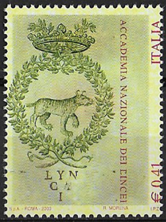 2003 Italia Lincei varietà MNH Sass n. 2319Eb