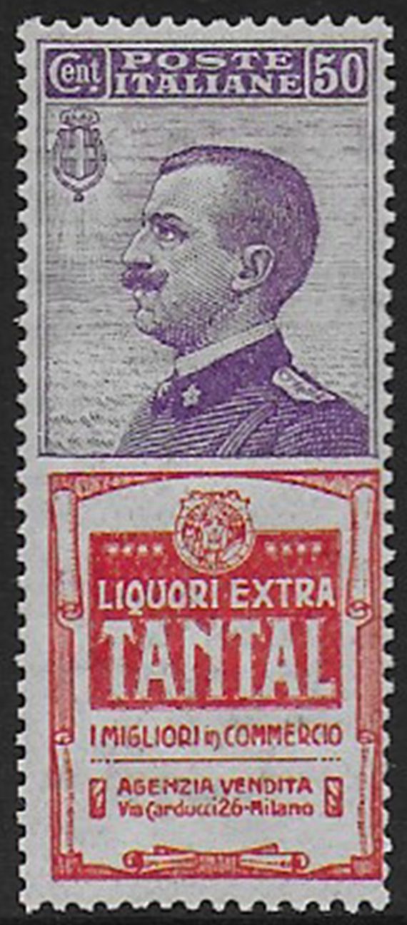1924-25 Italia Pubblicitari 50c. Tantal bc MNH Sassone n. 18