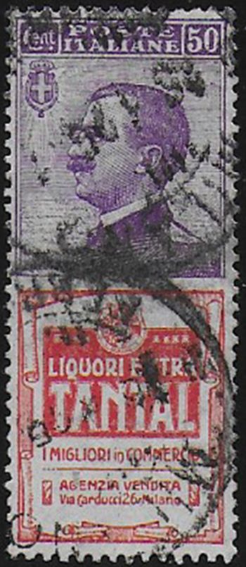 1924-25 Italia Pubblicitari 50c. Tantal bc MNH Sassone n. 18