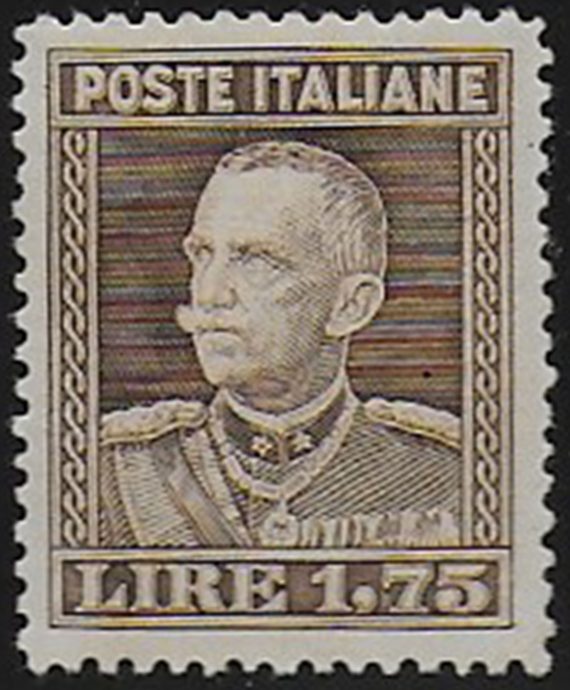 1929 Italia VE III Lire 1,75 perf. 13 3?4 MNH Sassone n. 242
