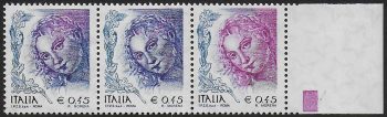 2004 Italia Venere di Urbino violetto MNH