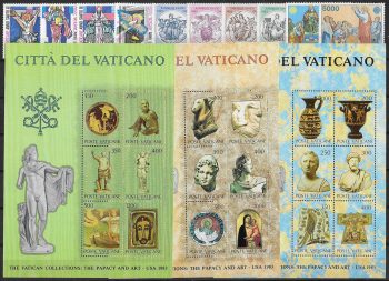 1983 Vaticano annata completa 10v+3BF MNH