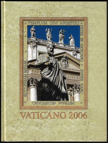 2006 Vaticano Libro annata completa MNH