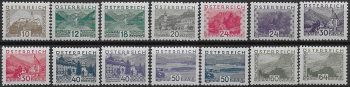 1932 Austria vedute e paesaggi 14v. MNH Unificato n. 405/18