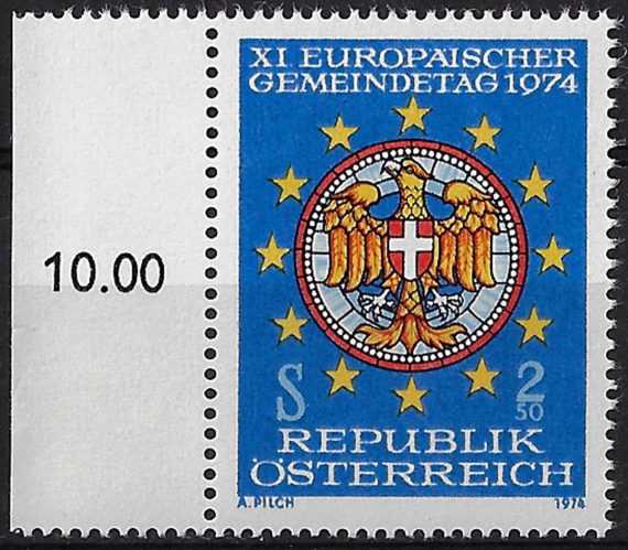 1974 Austria Comuni europei MNH Unif n. 1279A