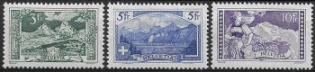 1914 Svizzera Monti 3v. MNH Unificato n. 142/44