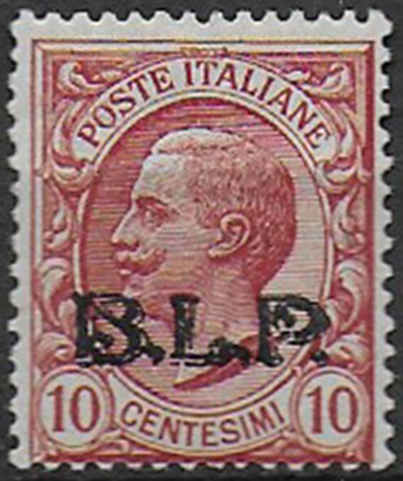 1922-23 Italia VE III 10c. rosa BLP MNH Sassone n. 5