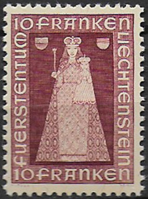1941 Liechtenstein Madonna di Dux MNH Unif n. 172